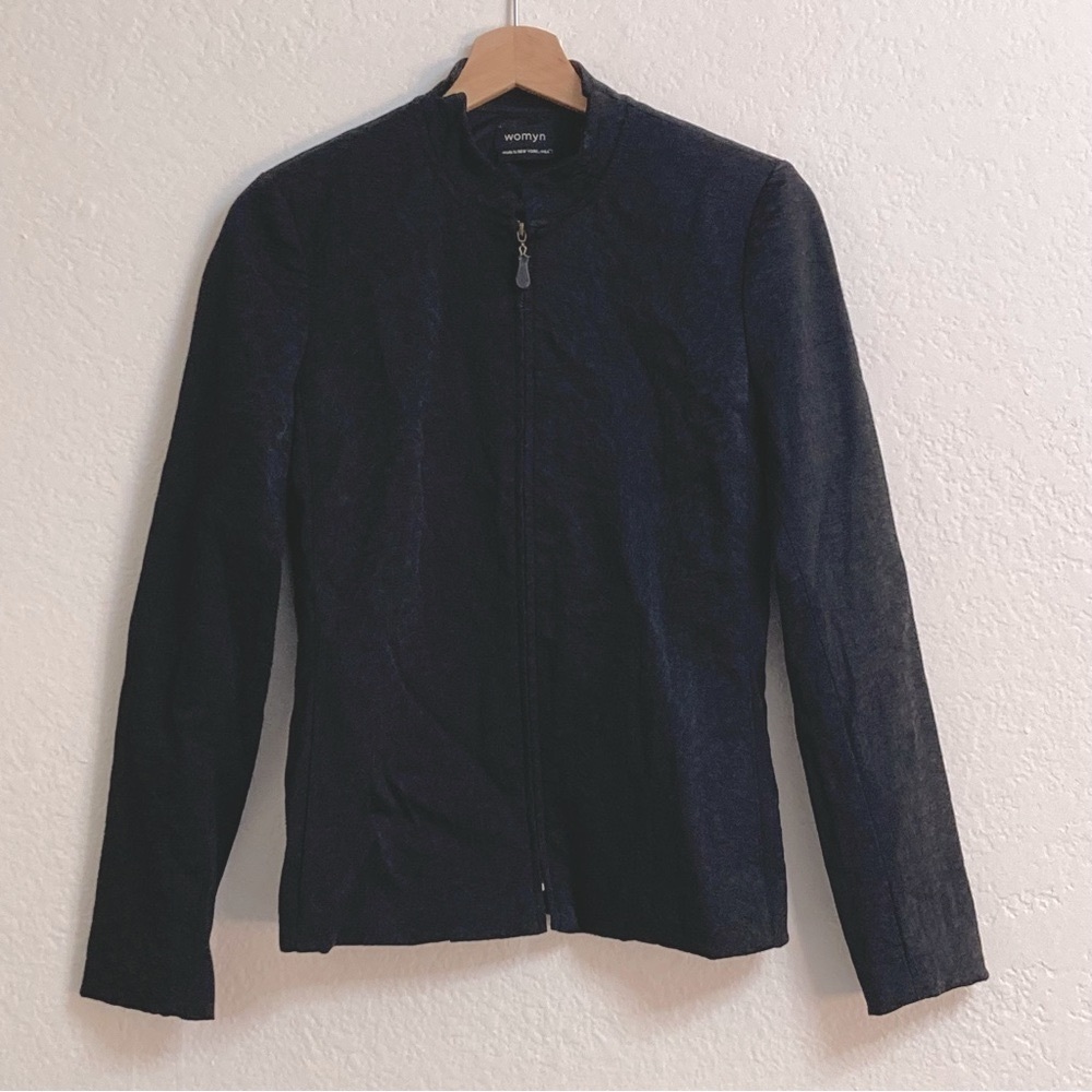Womyn Made in the USA Black Full-Zip Jacket